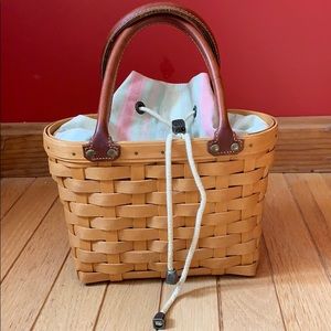 Small Longaberger Boardwalk basket purse